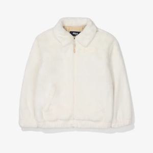휠라키즈(FILA KIDS) (FK2PLF4002X CRM) 아동 카라 밍크보아 플리스 자켓 행사상품