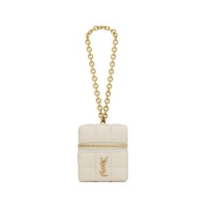 [SAINT LAURENT] 여성 SatchelCrossBodyBags Cassandre matelass  carr  미니 큐브 773592AABVP 9207 BLANC 빈티지 /9