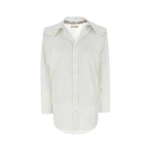 와이프로젝트 여성 화이트 포플린 긴팔 셔츠 101SI001F453 EVERGREENWHITE