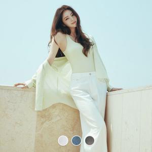 [지오다노]여성 여름 와이드핏 청바지 쿨 데님 팬츠 415547/05415547
