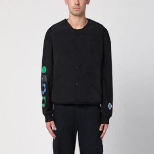 PURPLE MOUNTAIN OBSERVATORY 검은색 퀼팅 나일론 조끼 PMO0025NY/XH_PMO-BLK