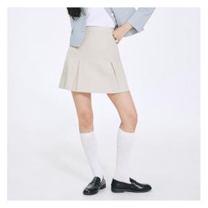 [미쏘]턱 디테일 미니 스커트 (MIWWHC423G-T)