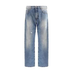 BALMAIN 헐렁한 청바지 EH1ML155DF44_6FF