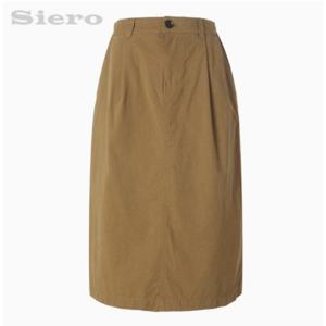 [시에로]비죠장식  턱 코튼 A라인 스커트 SI3SKF121