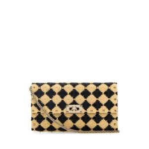 Valentino Garavani 락스터드 폴드오버 탑 클러치 백 6W2B0137QUN EX9 TP935023663