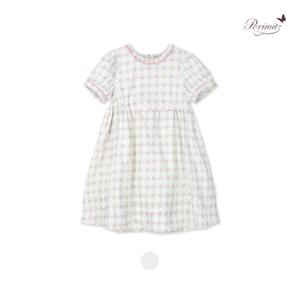 [페리미츠]꽃나염 스칼럽 원피스. 여아 단정 카라 원피스 P2522O