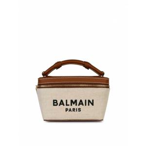 [BALMAIN] 여성 크로스 바디 백 B 아미 Vanity 베이지 캔버스 DN1BG921TCFEGEM Cream /8