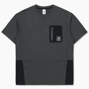 [르꼬끄 스포르티브]르꼬끄 루즈핏 AGA 듀얼플렉스 씬플렉스 반팔티 QP223GRS41 DGR