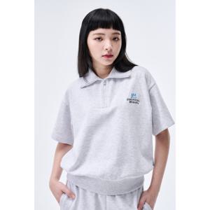 [클라이드앤]여성 바스키아 카라 반집업 셋업_FOB.TS784F