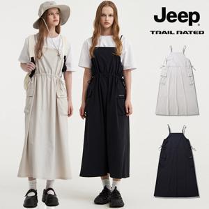 지프 25SS 최신상 로사 트레일 여성용 나일론스트레치 레이어드 원피스 1종