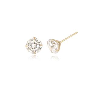 제이로사 14k 큐빅 귀걸이(7mm)