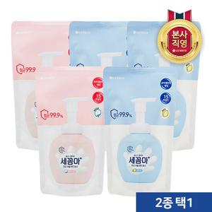 온더바디 세꼼마 핸드워시 리필 200ml(파우더/레몬)*5개 2종택1