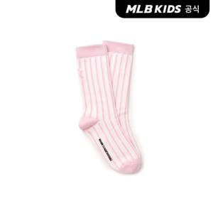 [MLB키즈]바시티 애슬레저 스트라이프 스케이트 양말 NY (L.Pink)7ASOV045N-50PKL