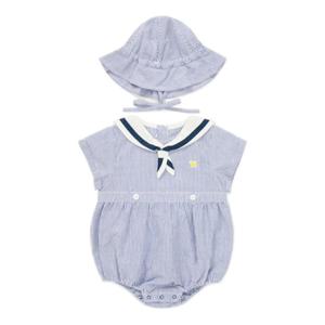 [블루독베이비] SS25 BL)마린 크루넥 바디수트세트 HH (4531360410)