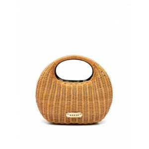 [SACAI] 여성 크로스 바디 백 Rattan 라운드 S12302976 베이지 /8