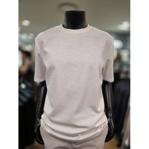 [바쏘옴므][바쏘옴므] Z2KR36A S/S 화이트 시어서커 세미오버핏