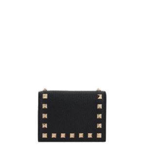 발렌티노 가라바니 록스터드 로고 스탬프 지갑 6W2P0P39VSH 0NO TP934546843