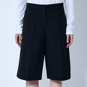 25 FW 토템 후크 앤 아이 패스트닝 코튼 울 블랜드 테일러드 쇼츠 253 WRB0285 FB0425 00