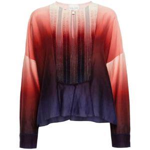 25 SS 포르테포르테 그레이디언트 효과 플리츠 디테일 블라우스 12903BISMYSHIRT TP432174672