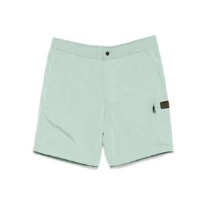 25 SS 바버 레이즈드 로고 쇼츠 MST0051GN11 TP437172887