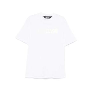 25 SS 저스트 카발리 로고 프린트 티셔츠 78OAHT16CJ500 TP437388115