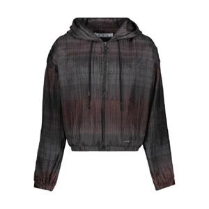 25 SS 오프화이트 로고 장식 후드 재킷 OMBE006FAB001 TP436141385