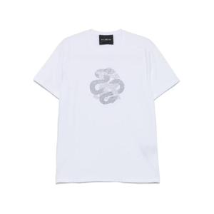 25 SS 존리치몬드 크리스털 로고 티셔츠 RMP25481TSIT TP437418299