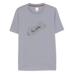 25 SS 폴스미스 레이블 프린트 티셔츠 M1R697PNP4737 TP432390943