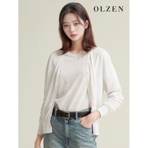 [올젠]브이넥 버튼 가디건 (ZLD2EC2101)