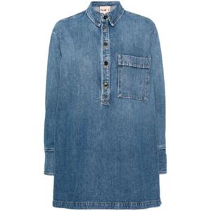 25 SS 플랜씨 사이드 버튼 데님 블라우스 CMCEF02KW0TD003 TP432305527