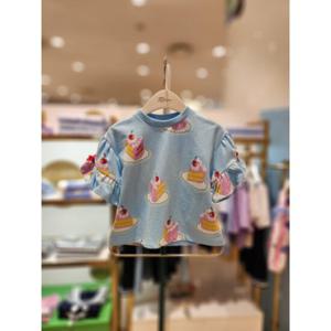 [티파니 5] 핑크드래곤 블루케익패턴티셔츠 (P52DAT060)