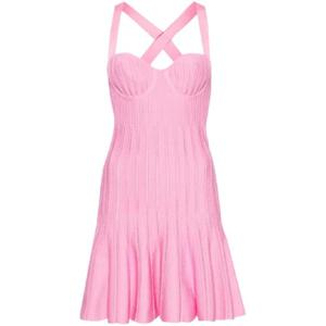 25 SS 로베르토 카발리 RC 장식 니트 미니 드레스 SKM106MG005 TP432130500