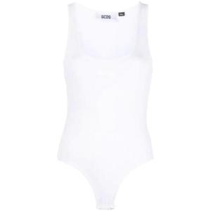 25 SS GCDS 로고 프린트 민소매 바디수트 SS23W610109 TP432381796