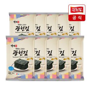 [백제광천김] 재래 전장김 10봉