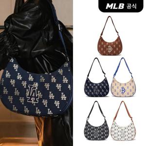 [MLB공식] 빅 클래식 모노그램 자카드 라지 호보백 (3COLOLR)