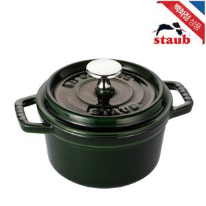 [스타우브]원형 꼬꼬떼 무쇠냄비 14cm 바질그린 (ST101485)