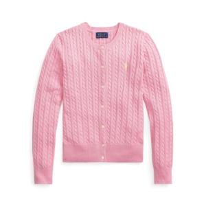 주니어 랄프 로렌 가디건 313 543047 065 065 FLORIDA PINK WITH