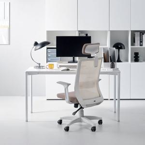 E0자재 HM1962 횸 책상 테이블 1400 x 800 회의테이블 컴퓨터책상 모니터암장착가능