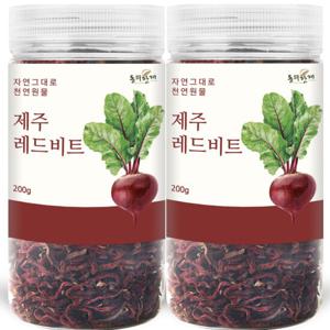 동의한재 최상품 제주도 레드비트차 말린 비트 200g x 2개
