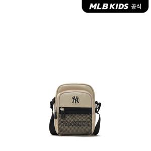 [MLB키즈]베이직 메쉬 미니 크로스백 NY (D.Cream)7ACRB084N-50CRD