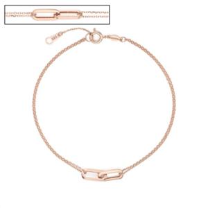 로이드 더블링크 투라인 14k 팔찌 LWB23009G