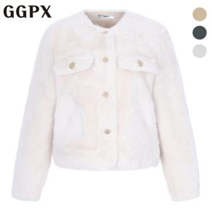 [지지피엑스]로맨틱 페이크 퍼 노카라 자켓 (GOAJK065F)