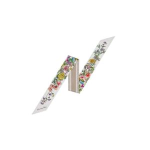디올 D 플로럴 미차 스카프 실크 트윌 화이트 멀티컬러 24FCO106I606-C082