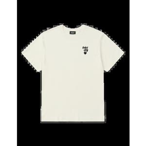 [널디] 하트 로고 반팔 티셔츠 PNEU25ST03 HEART LOGO S S T-SHIRT
