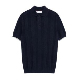 25 SS Brunello Cucinelli 골지 니트 폴로 셔츠 M2L707815CSQ16 TP437841451