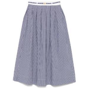 25 SS 마쥬 깅엄 패턴 미디 스커트 MFPJU01444O013 TP436719627