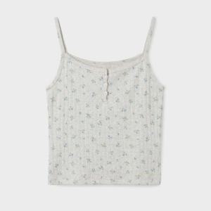 [후아유]여성 Eyelet Henry Neck Sleeveless WHRNF3722F