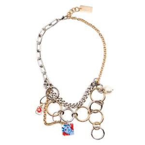 25 SS 마르니 참 디테일 체인 네크리스 COZB0086A0M2000 TP438428605