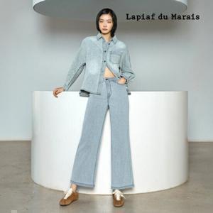 라삐아프 25SS 크롭와이드팬츠 1종_크림_그레이