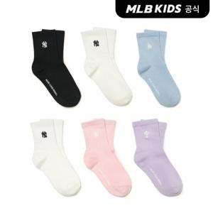 [MLB키즈]스몰로고 단목 양말 세트 (2color)7ASOB044N-SET